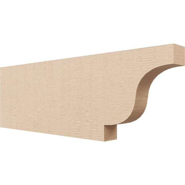 Ekena Millwork 2in. W x 8in. H x 24in. L Newport Woodgrain TimberThane Rafter Tail, Primed Tan RFTUR02X08X24NEWRCPR - main